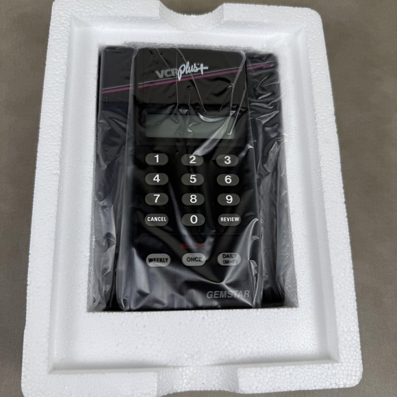 Vintage Gemstar VCR Plus+ VCR & Cable Instant Programmer Boxed Manual Holder - Picture 5 of 5